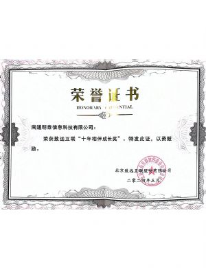24年致远相伴十年成长奖